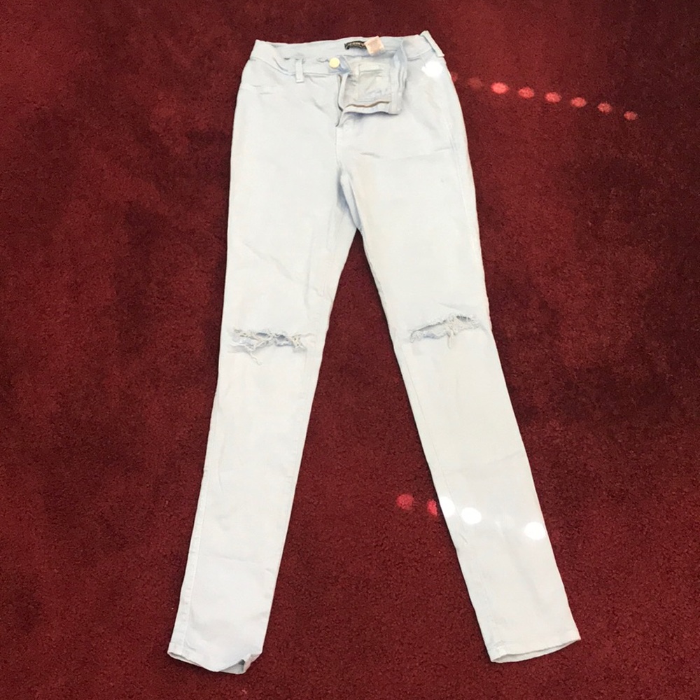 high waist jeans